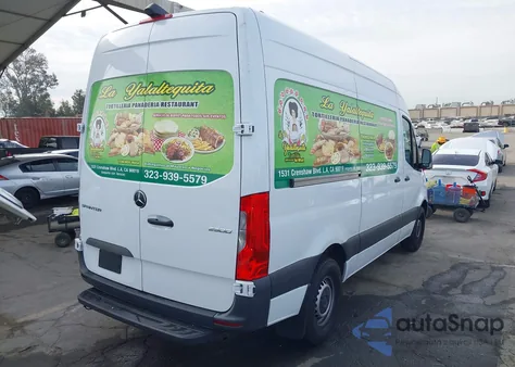 2023 Mercedes-Benz Sprinter 2500 Standard Roof 4-Cyl Diesel из США, поврежденный, VIN W1Y4KBHY2PT155350